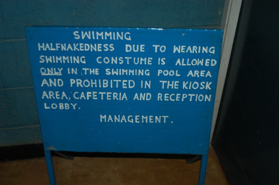 Swimming Sign, Moshi