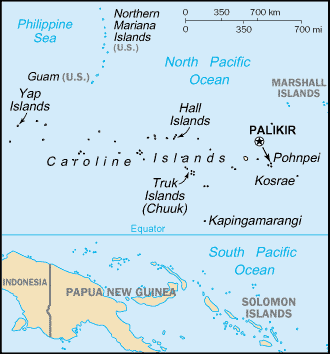 Federated States of Micronesia - Map