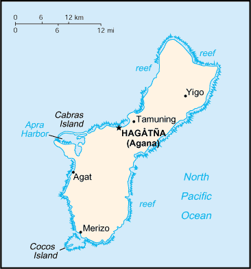 Guam - Map