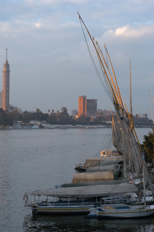 Nile Feluccas, Cairo, Egypt