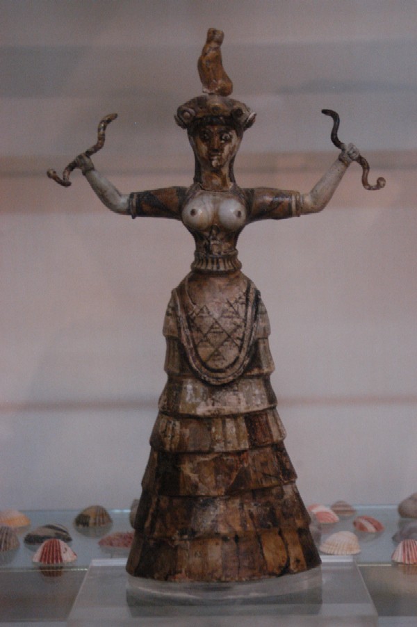 Snake Goddess, Iraklio, Crete