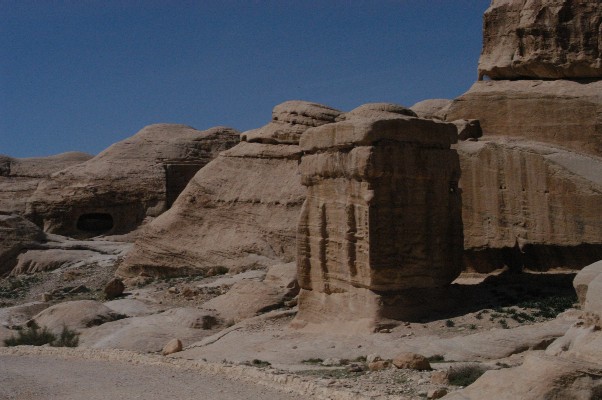 Rock Deity, Petra, Jordan