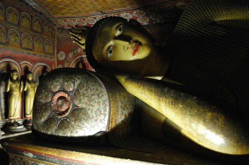 Reclining Buddha, Dambulla, Sri Lanka